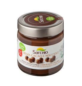 Crema de cacao y avellanas sin gluten Bio, Sarchio (200g)  de Sarchio