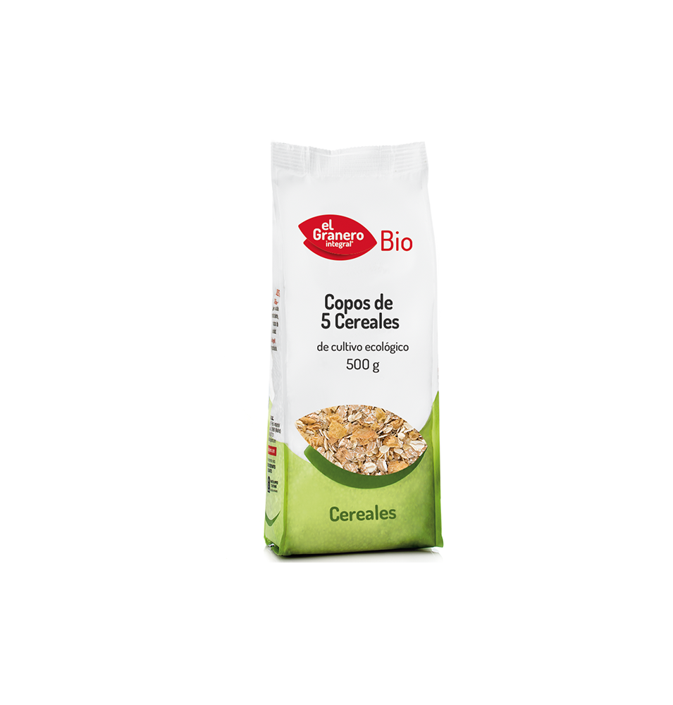 Copos 5 cereales integrales Bio, El Granero (500g)  de El Granero Integral