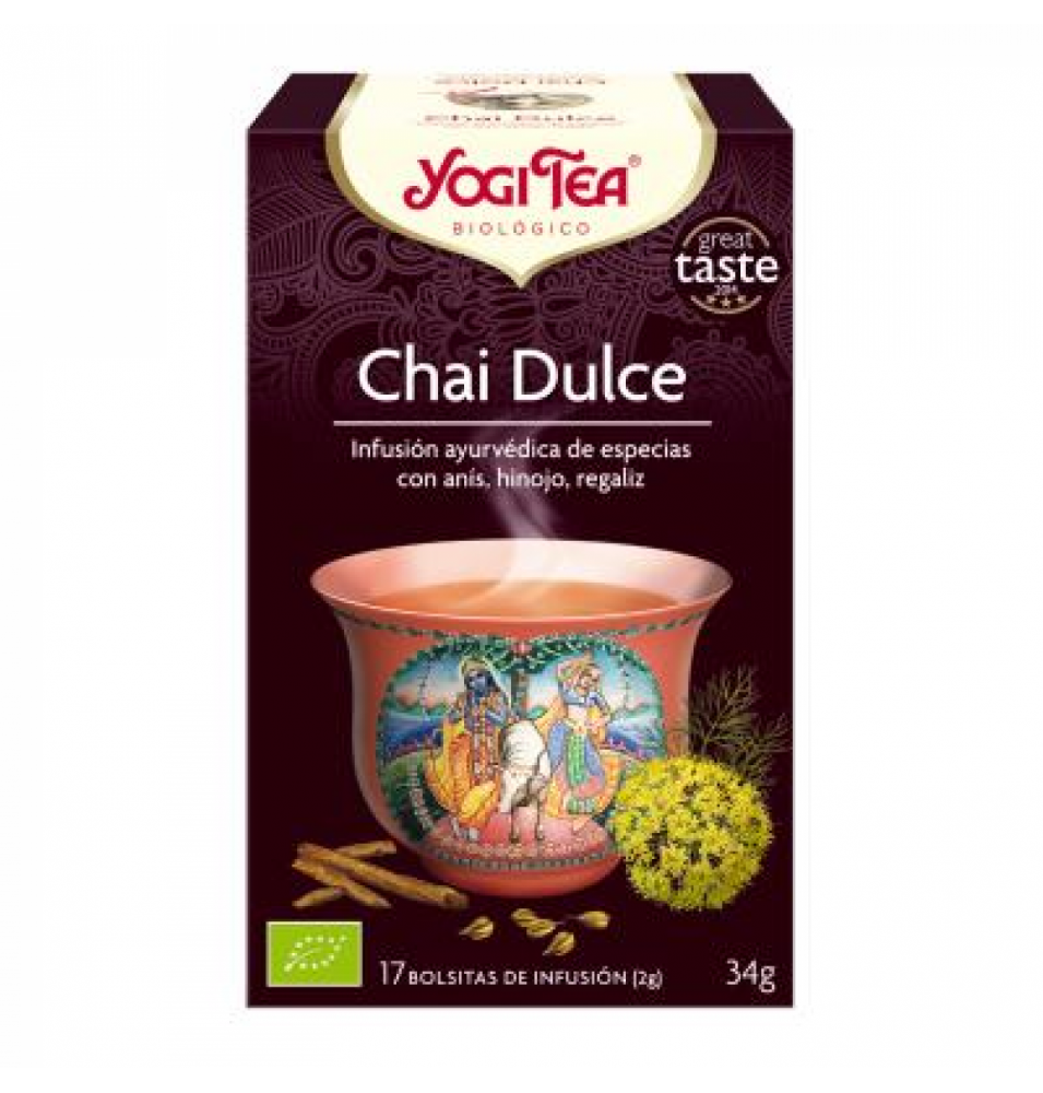 Infusión Chai Dulce Bio, Yogi Tea (17bolsas)  de YOGI TEA®