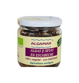 Algas y setas en escabeche Bio, Algamar (265g)  de Algamar