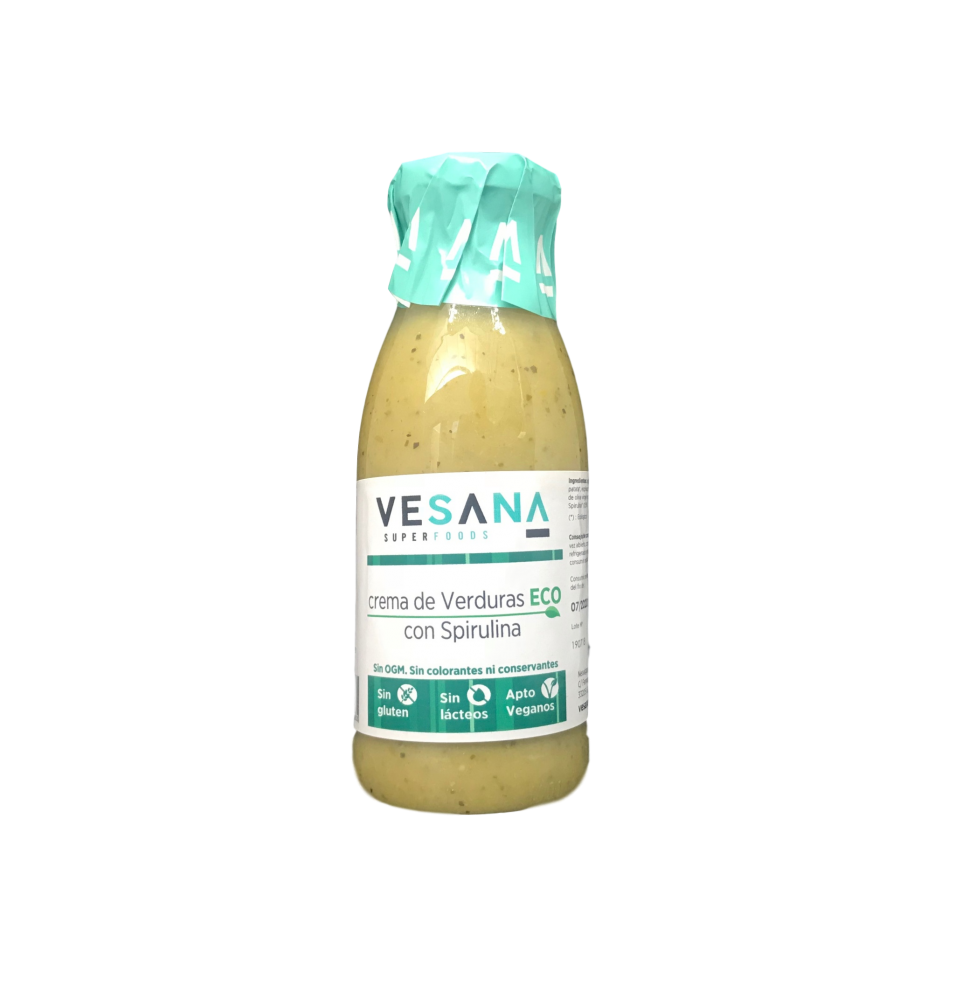 Crema de verdura y spirulina Bio, Vesana (250ml)  de Vesana Superfoods