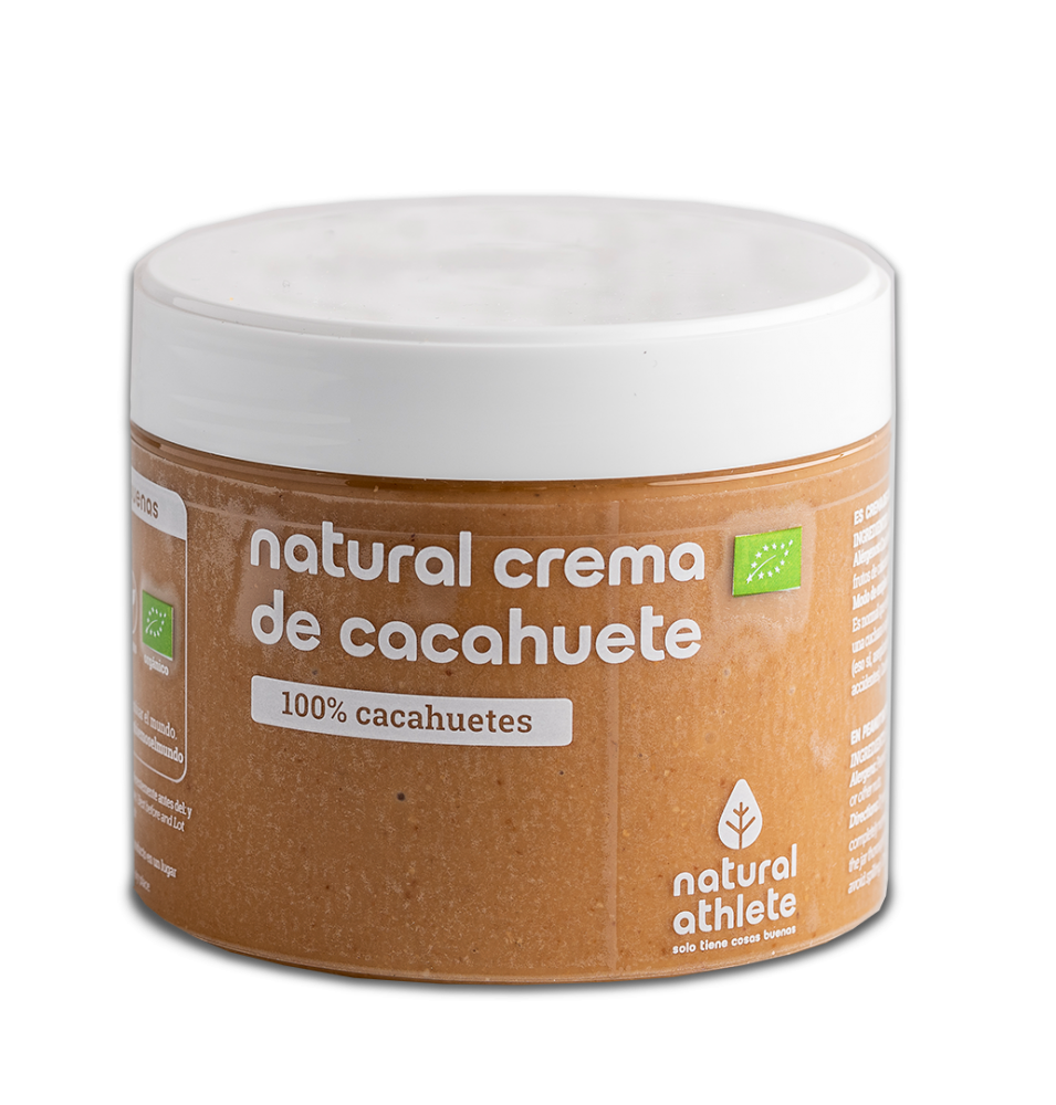 Crema de Cacahuete Bio, Natural Athlete (300g)  de Natruly