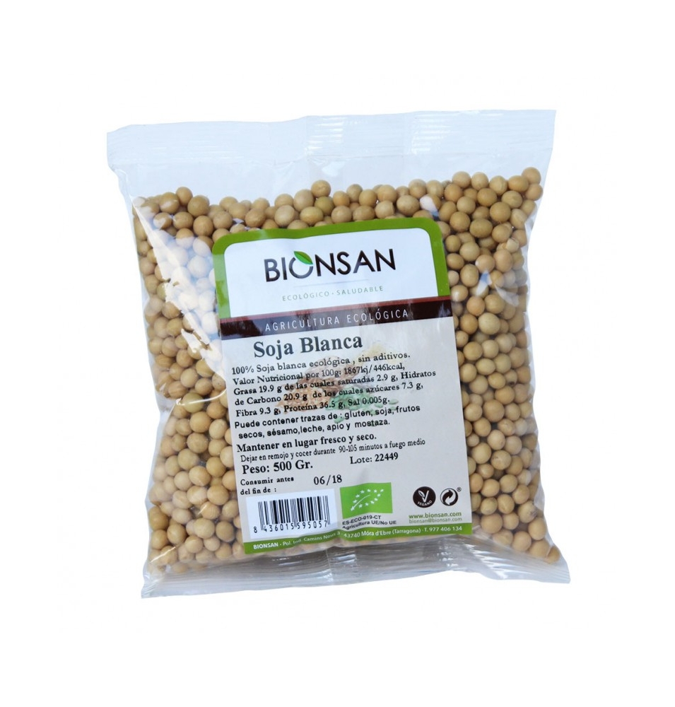 Soja blanca Bio, Bionsan (500g)  de BIONSAN, S.C.C.L.