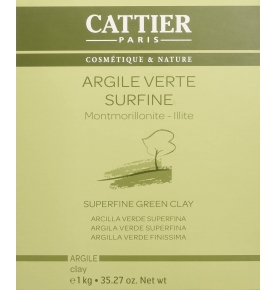 Arcilla Verde Superfina Bio, Cattier Paris (1kg)  de Cattier Paris
