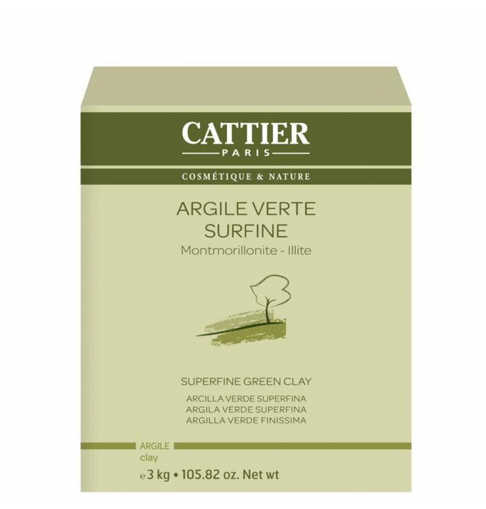 Arcilla Verde Superfina Bio, Cattier Paris (1kg)  de Cattier Paris