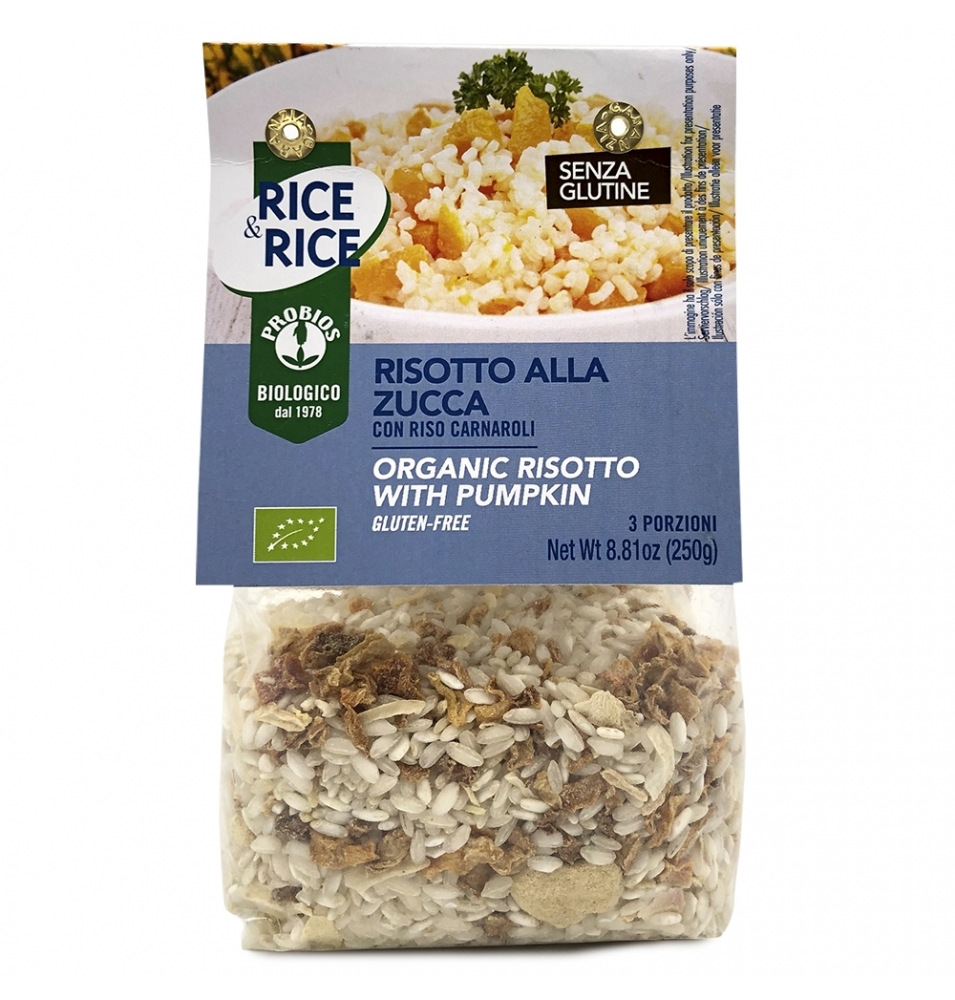 Risotto con calabaza Bio, Rice & Rice (250g)  de Rice&Rice