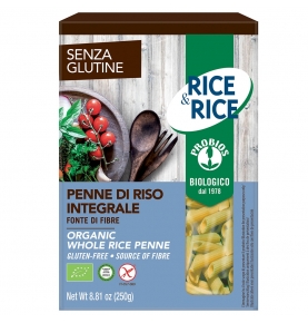 Macarrones arroz integral Bio, Rice & Rice (250g)  de Rice&Rice