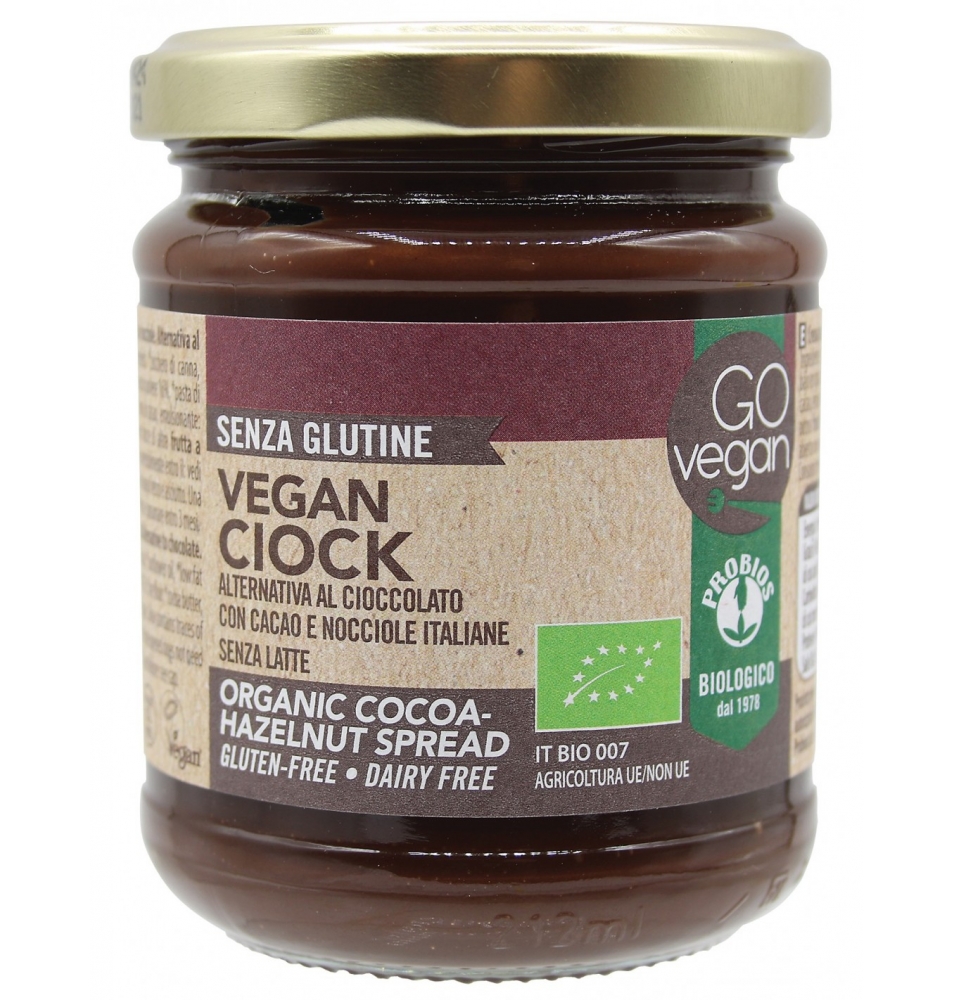 Vegan Choco crema de avellanas y cacao bio, Probios (200g)  de ProBios