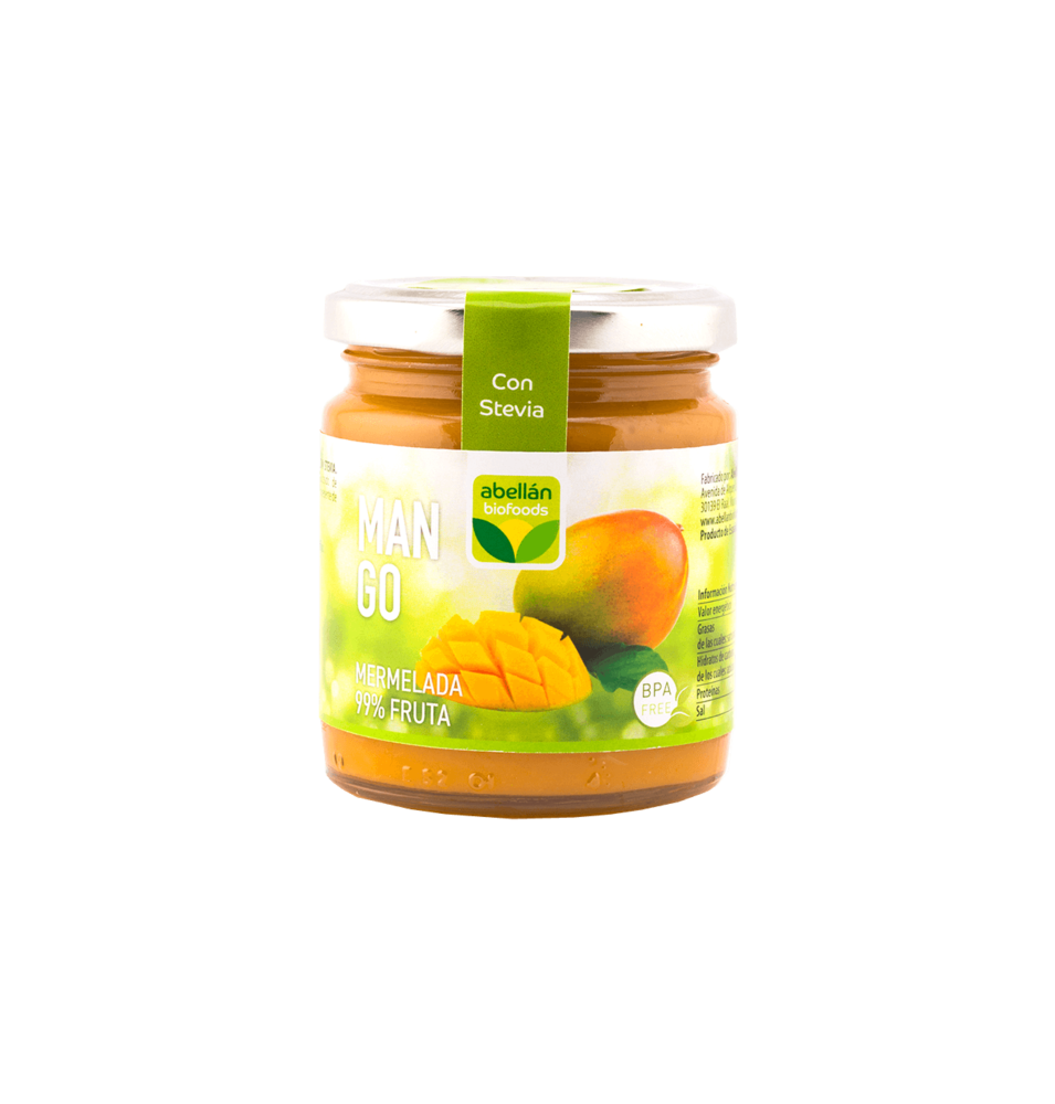 Mermelada de Mango con Stevia bio, Abellán Biofoods (235g)  de Abellán Biofoods
