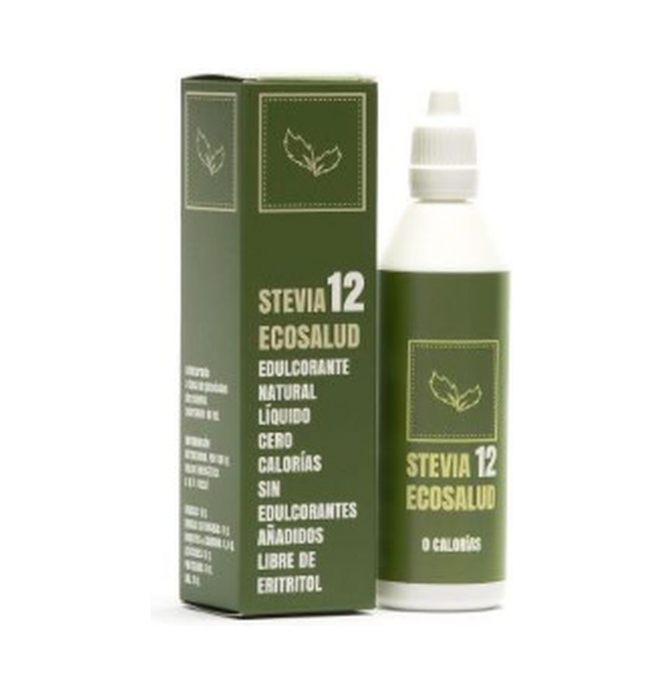 Stevia pura 12% concentración, Stevia Ecosalud (90ml)  de Alnaec y Ecosalud