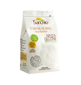 Harina de arroz sin gluten bio, Sarchio (500g)  de Sarchio