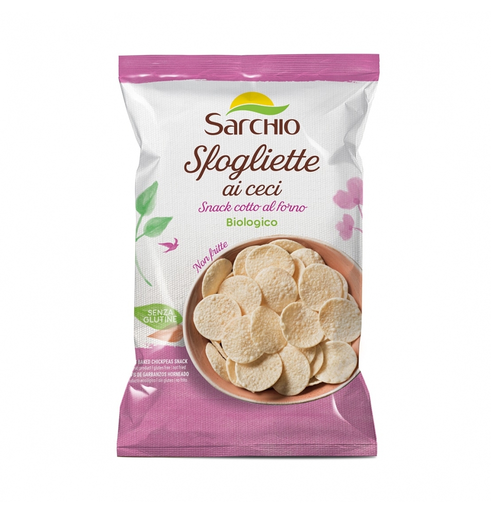 Snack a base de garbanzo bio, Sarchio (50g)  de Sarchio