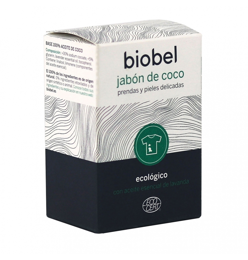 Jabón pastilla coco Eco, Biobel (240g)  de Biobel