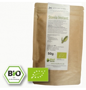 Estevia Instant ( Polvo) bio, Med Herbs (50-100g)  de Med Herbs