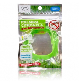 Pulsera Infantil Antimosquitos Citronela Silicona Verde, Laboratorio SyS  de Laboratorio SyS