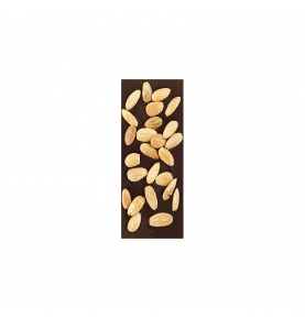 Chocolate Negro 74% Cacao con Almendra bio, Sabor Andaluz (100g)  de Chocolates La Virgitana - Sabor Andaluz