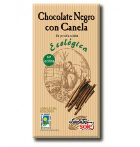 Chocolate Negro canela Eco Sole (100g)  de Chocolates Solé