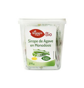 Bote monodosis Sirope de Agave Bio,El Granero(9g , 270g)  de El Granero Integral