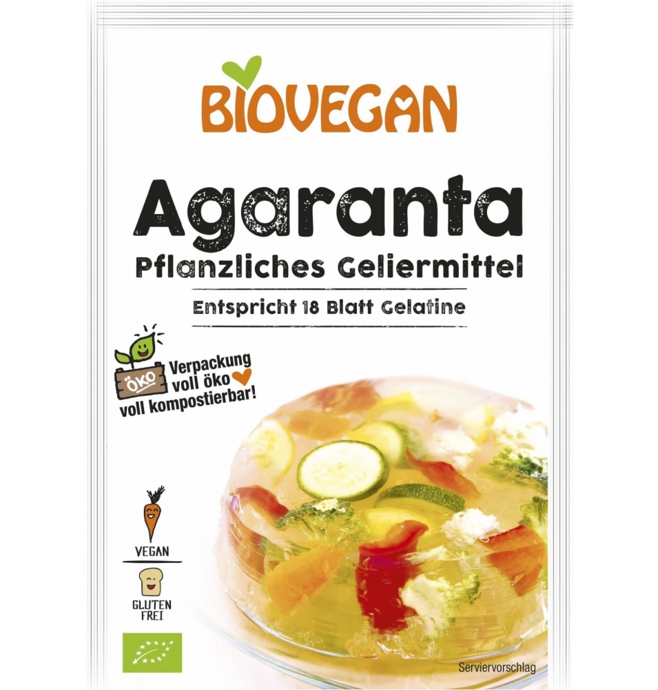 Agaranta Gelificante Vegetal Bio, Biovegan (3x6g)  de Biovegan