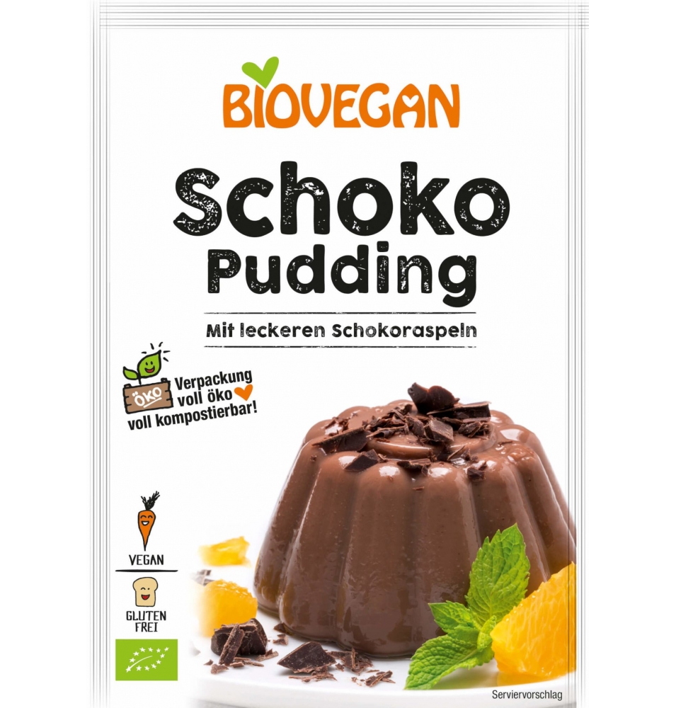 Pudin de chocolate Bio, Biovegan (50g)  de Biovegan