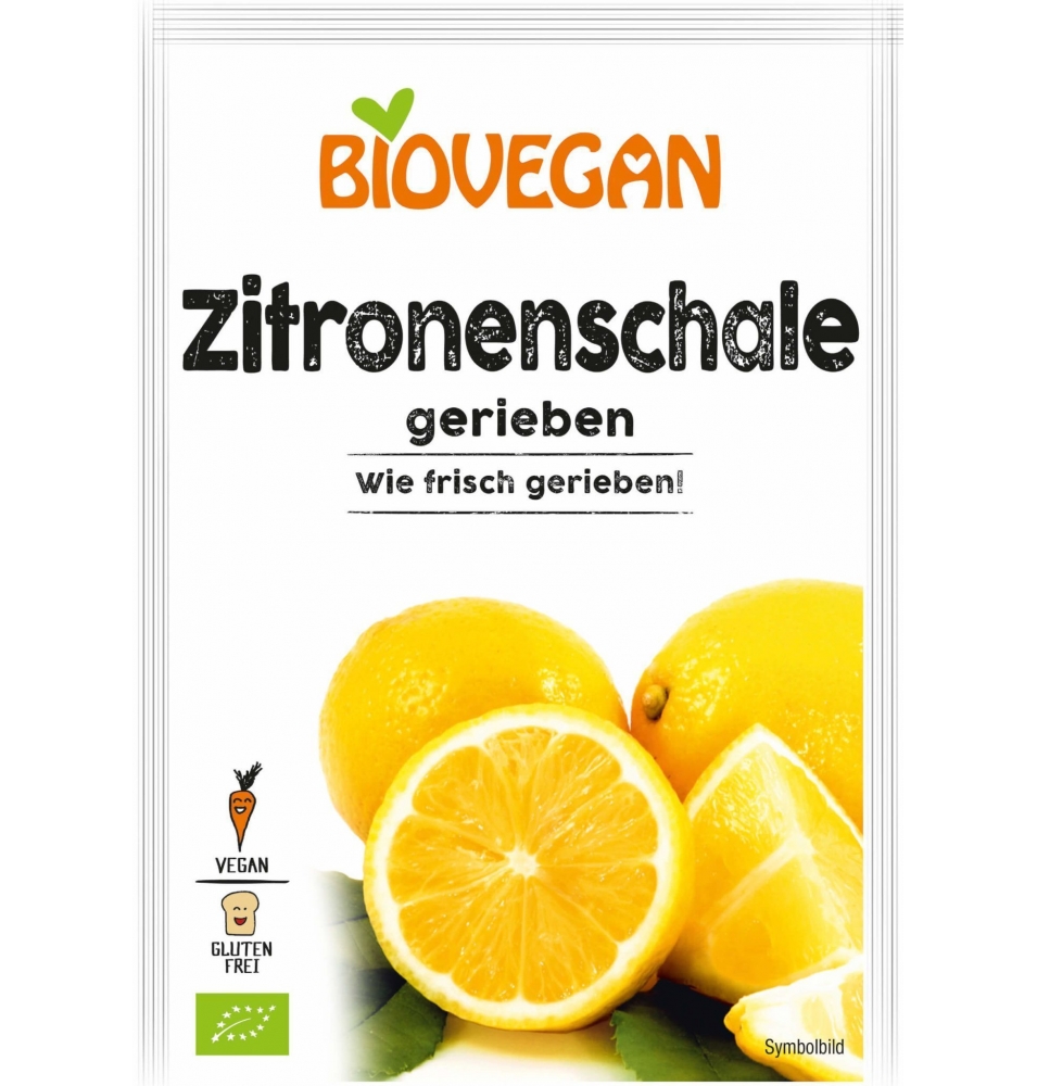 Ralladura de limón Bio, Biovegan (9g)  de Biovegan
