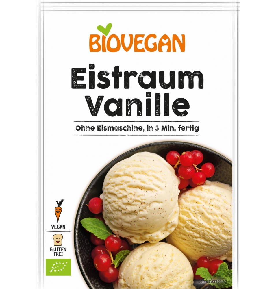 Helado de vainilla Bio, Biovegan (85g)  de Biovegan