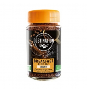 Café soluble liofilizado para desayuno bio, Destination (100g)  de