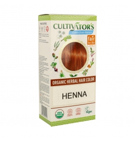 Tinte vegetal Henna bio, Cultivators (100g)  de CULTIVATORS