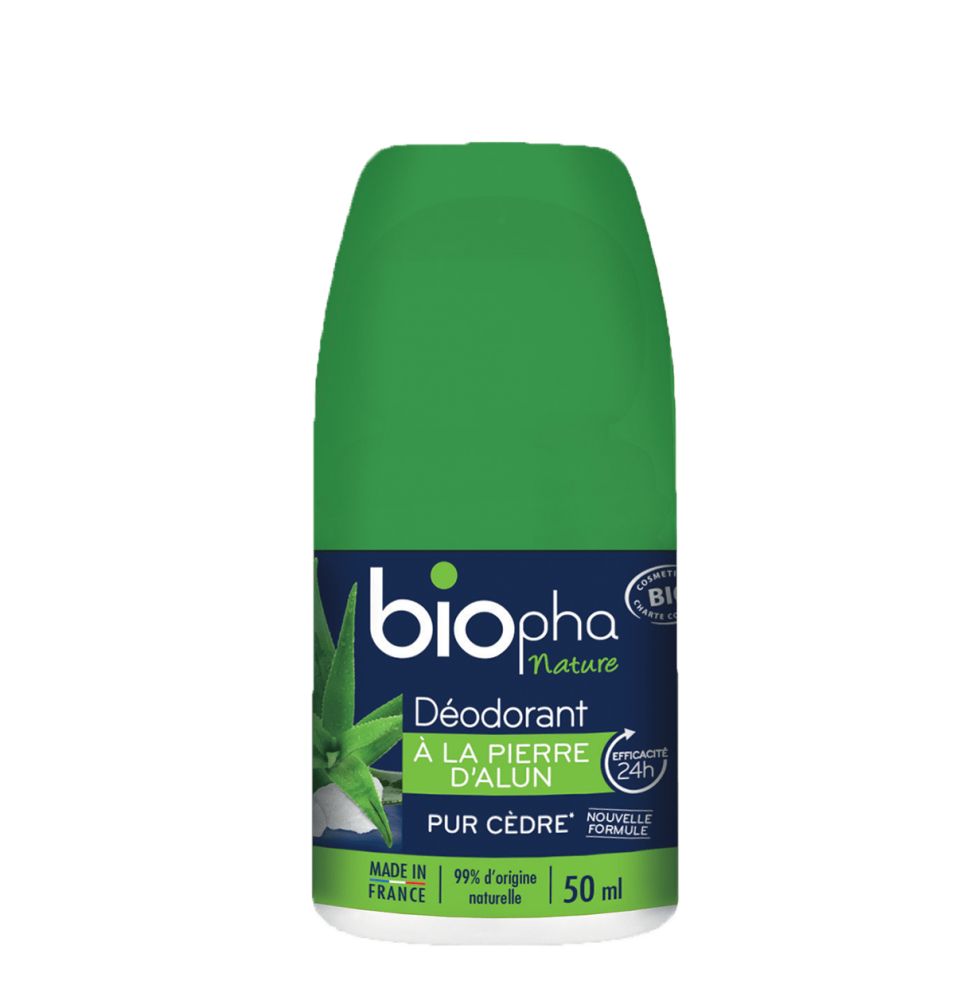 Desodorante Piedra de Alumbre Masculino Bio, Biopha (50ml)  de BIOPHA Nature