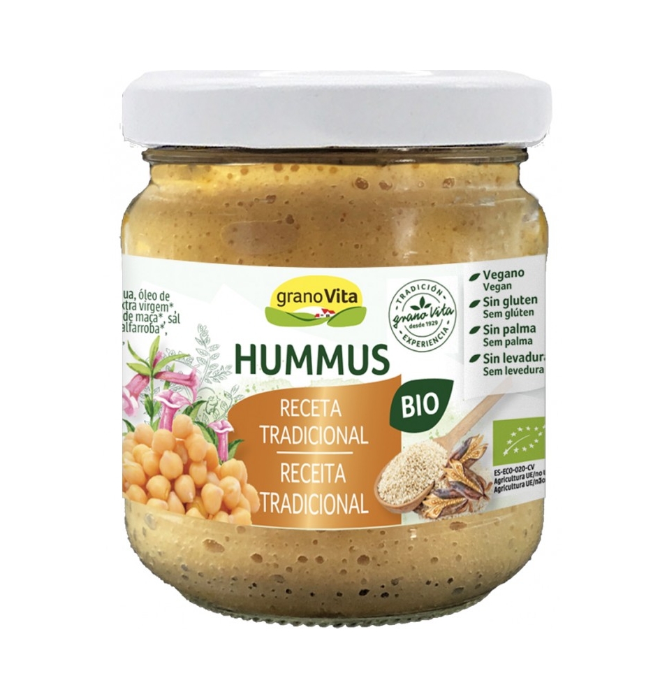 Hummus Tradicional bio, Granovita (175g)  de Granovita