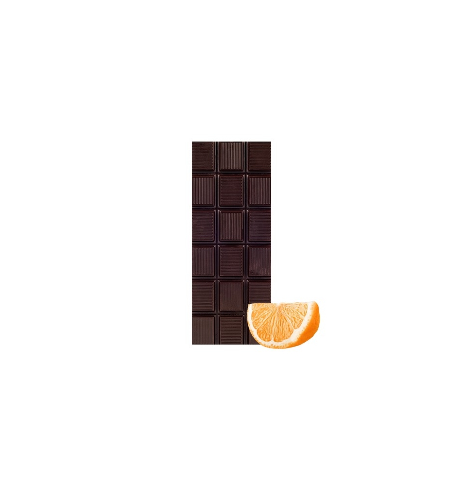 Chocolate Negro 74% Cacao con naranja bio, Sabor Andaluz (100g)  de Chocolates La Virgitana - Sabor Andaluz