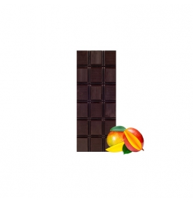 Chocolate Negro 74% Cacao con mango bio, Sabor Andaluz (100g)  de Chocolates La Virgitana - Sabor Andaluz