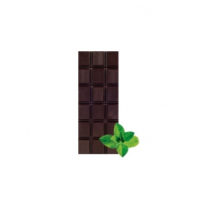Chocolate Negro 74% Cacao con menta bio, Sabor Andaluz (100g)  de Chocolates La Virgitana - Sabor Andaluz