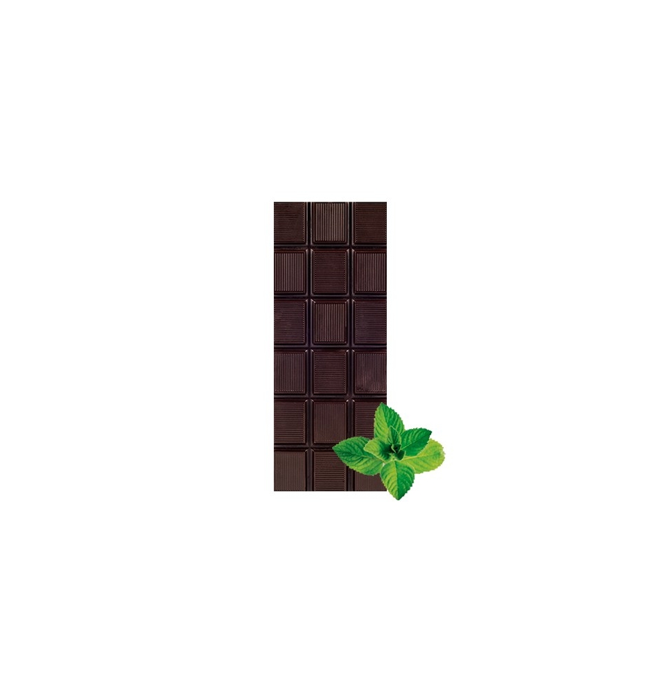 Chocolate Negro 74% Cacao con menta bio, Sabor Andaluz (100g)  de Chocolates La Virgitana - Sabor Andaluz