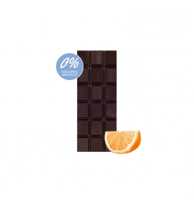 Chocolate Negro 74% Cacao y naranja sin azúcar bio, Sabor Andaluz (100g)  de Chocolates La Virgitana - Sabor Andaluz
