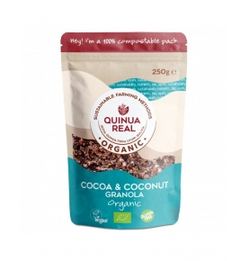 Granola de Quinua Real con Cacao y Coco Sin Gluten Bio, Quinua Real (275g)  de Quinua Real®