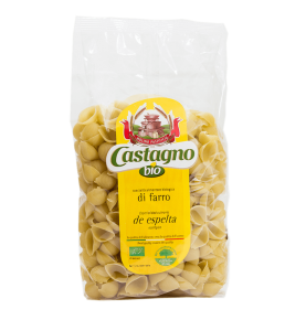 Conchas de espelta blanca Bio, Castagno (500g)  de Castagno Bruno