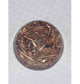 Orgonita de cobre forma de círculo (15g)  de