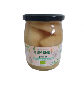 Pera en almíbar bio, Gumendi (550g)  de Gumendi
