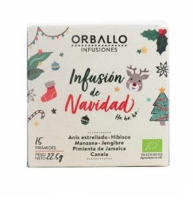 Infusión de "Navidad" Bio, Orballo (15 bolsitas)  de Orballo