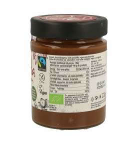 Crema chocolate con Almendras Vegana Bio, La Vida Vegan (270g)  de La vida Vegan