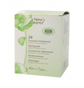 Discos de lactancia Bio, Natur Amarel ( 24ud)  de