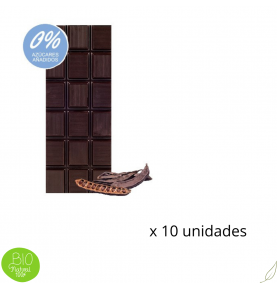 Pack Ahorro Tableta de Algarroba sin azúcar bio, Sabor Andaluz (10x100g)  de Chocolates La Virgitana - Sabor Andaluz