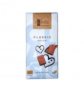 Chocolate Vegano clásico Bio, ichoc (80g)  de ICHOC