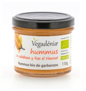 Hummus de Garbanzos con Calabaza y Ras el Hanout Bio, Vegadénia (110g)  de