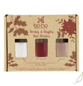 Pack esmaltes de uñas vegano colores otoño y invierno, Boho (3x5ml)  de Boho Green Make-up