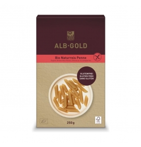 Macarrón arroz integral S/gluten, Alb-Gold (250g)  de ALB-GOLD