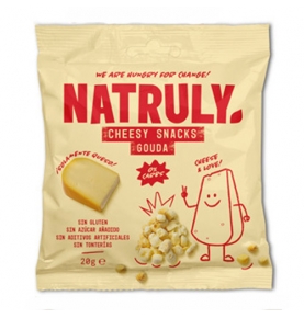 Snacks de Queso Gouda Cheesy, Natruly (20g)  de Natruly