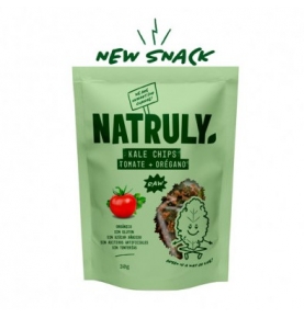 Kale Chips Tomate y Orégano Bio, Natruly (30g)  de Natruly