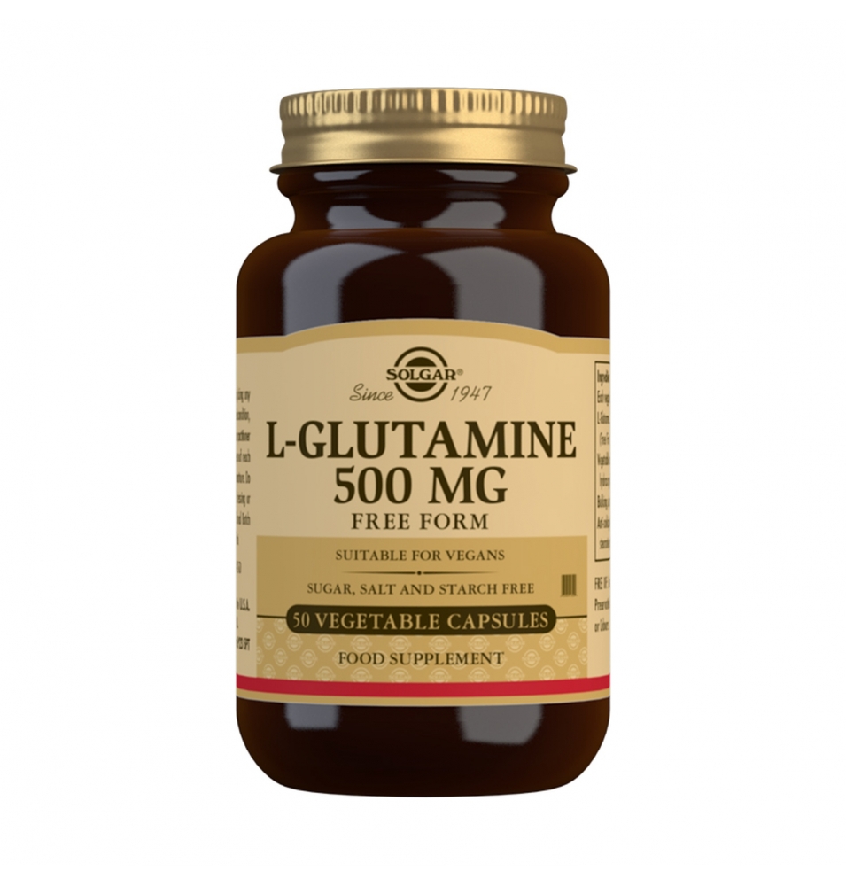 L-Glutamina 500 mg, Solgar (50 Cápsulas)  de